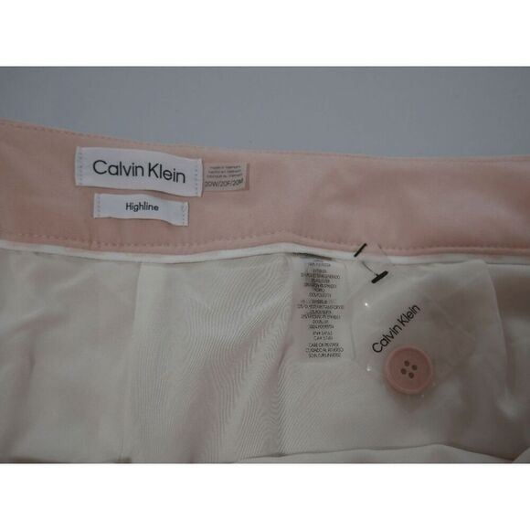 Calvin Klein Plus Size Mid-Rise Straight-Leg Pants 20W - Picture 9 of 12